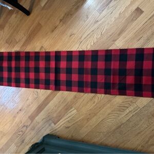 Red and Black Plaid 13 x 69 1/2” table runner